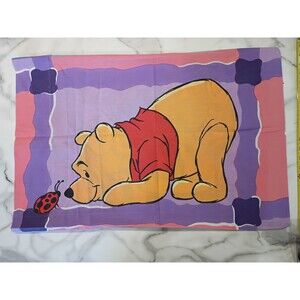 Vintage Winnie The Pooh Tigger Pillowcase 90s Disney Reversible 29x19.5 Approx.